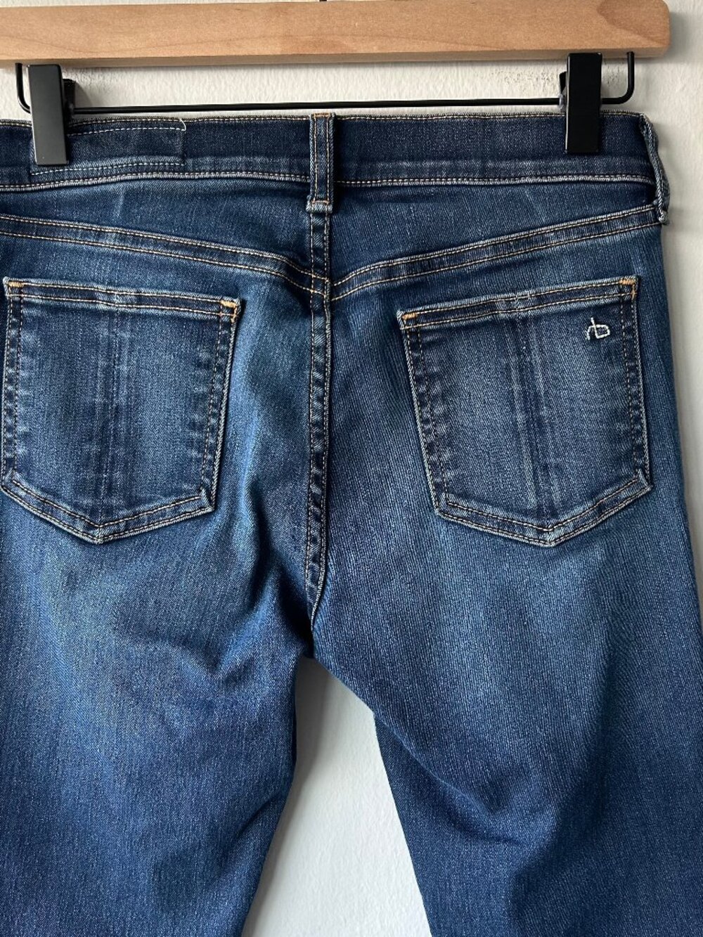 Rag & Bone Skinny Jeans Women Size 27 Bedford Wash Mid Rise Stretch Denim - Picture 6 of 11